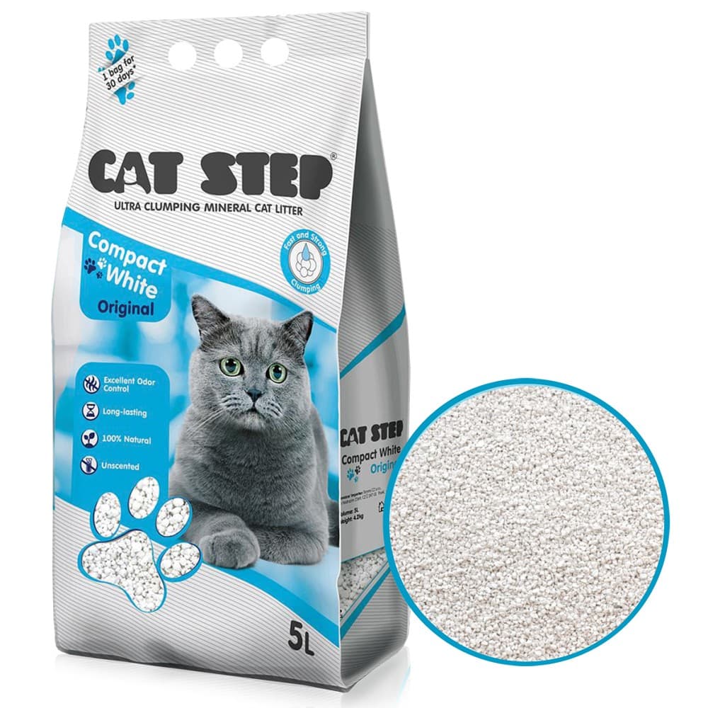 Cat Step Compact White Original 5l/4,2kg