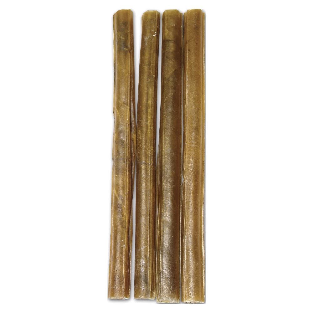 Tyč z bůvolí kůže, krmivo pro psy, 1,5 x 25cm, balení 20ks