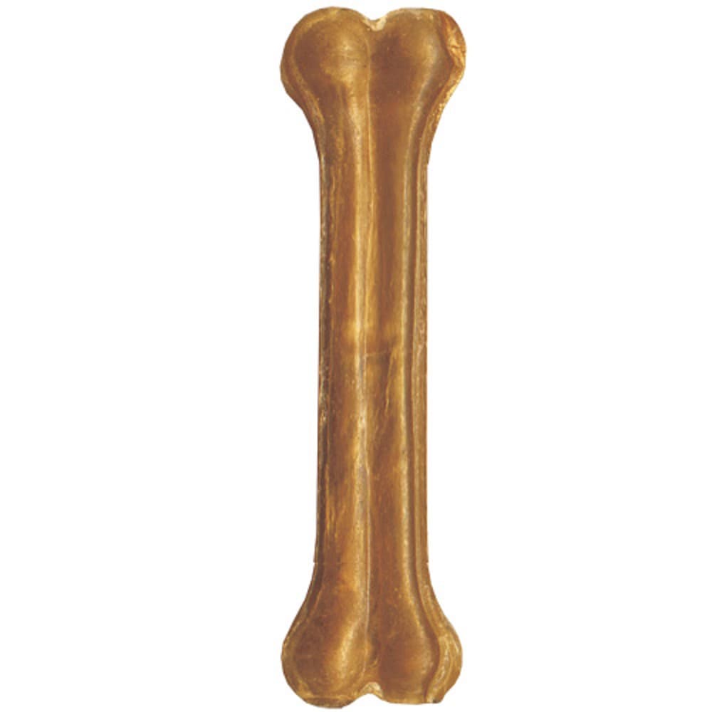 Kost z bůvolí kůže, krmivo pro psy, délka 20cm, balení 10ks