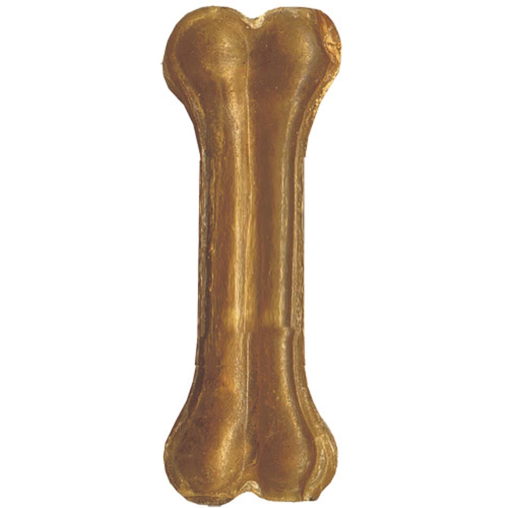 Kost z bůvolí kůže, krmivo pro psy, délka 16cm, balení 20ks