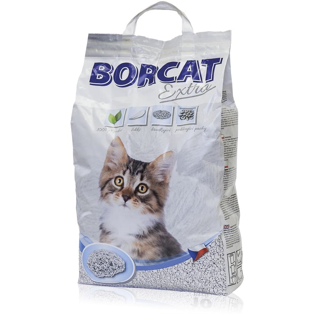 Hrudkující stelivo pro kočky Borcat extra, 5l