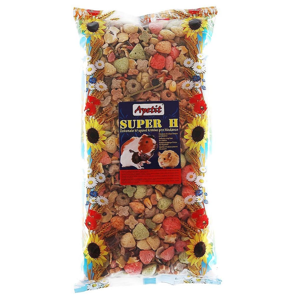 Apetit SUPER H - krmivo pro hlodavce, 800g/6ks