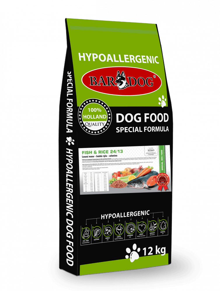 Granule Bardog Hypoalergenní granule Fish rice 24/13 - 1 kg - náhled 2